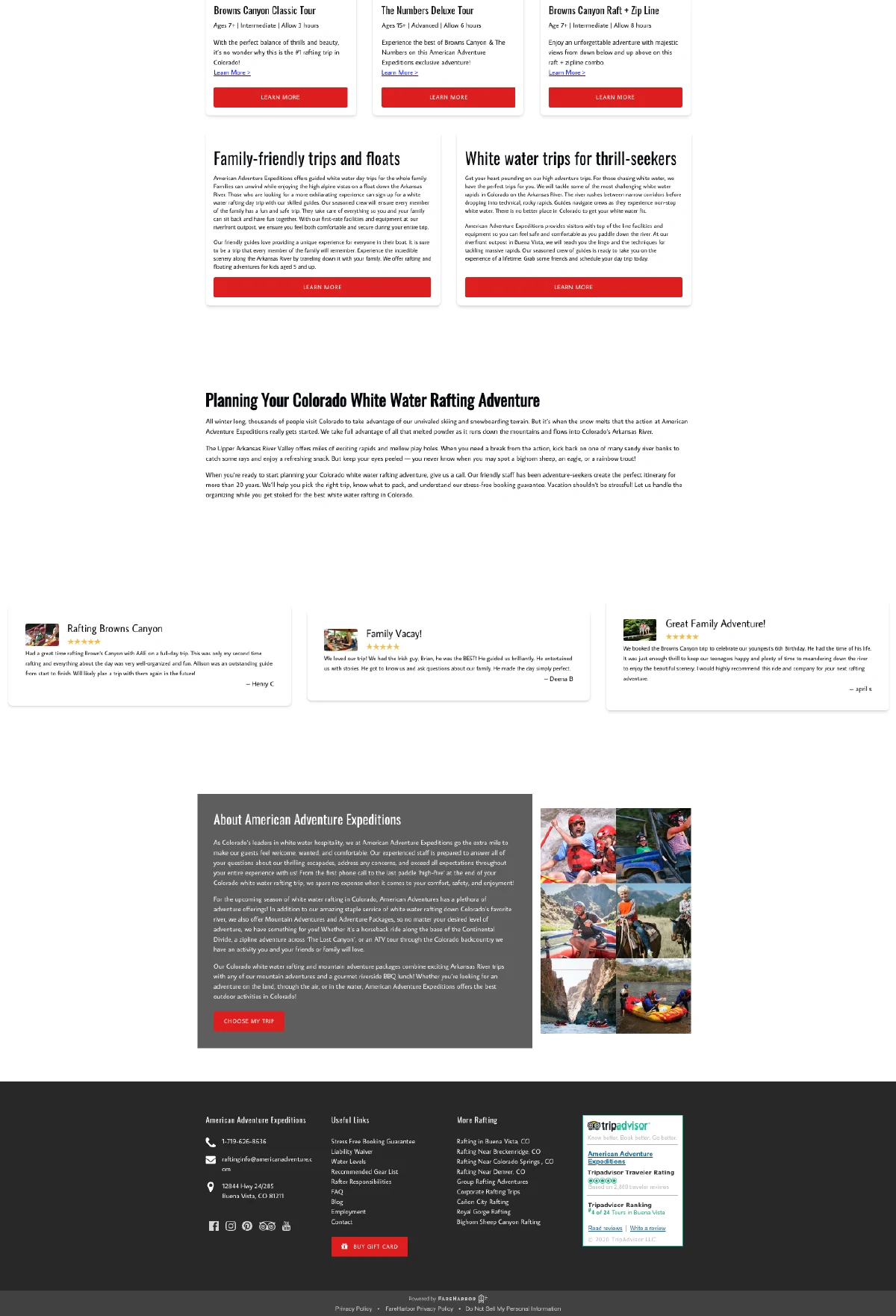 Colorado rafting and outdoor adventures — page 1, part 2 of 2