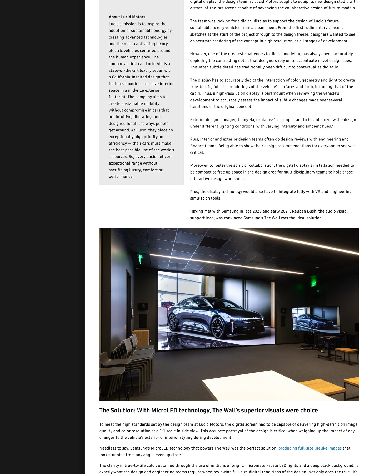 Automotive display technology — image capture, part 2 of 5