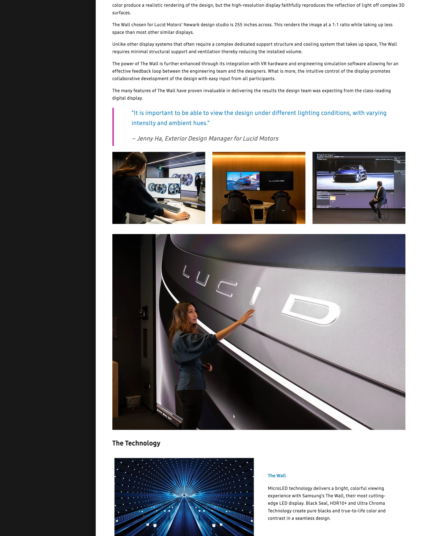 Automotive display technology — image capture, part 3 of 5