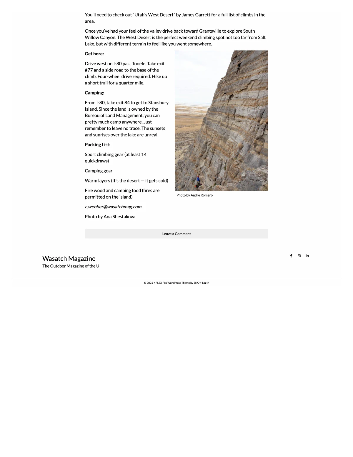 Kick off the Climbing Season in the Valley of Zion — page 2