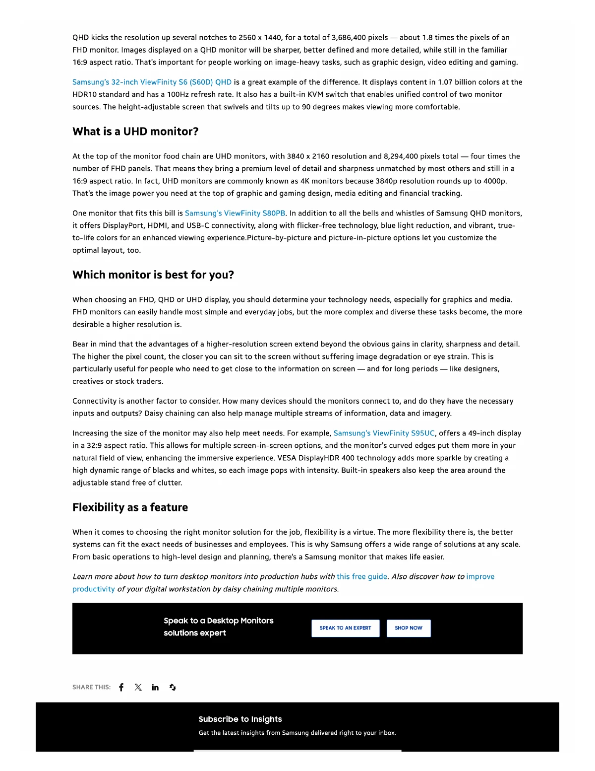 Choosing a monitor resolution — page 2, part 1