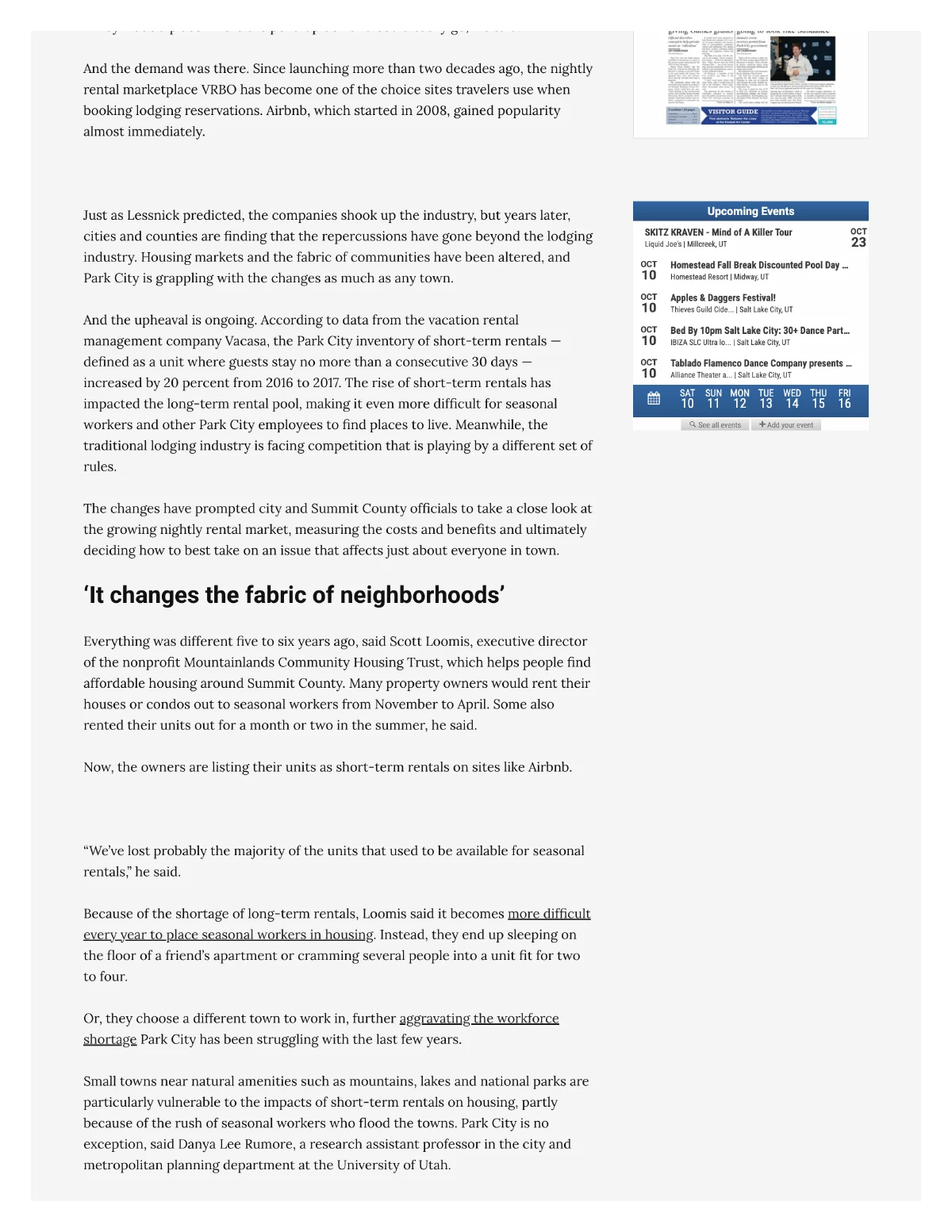 Amid an influx of nightly rentals, Park City grapples with a changing community — page 2