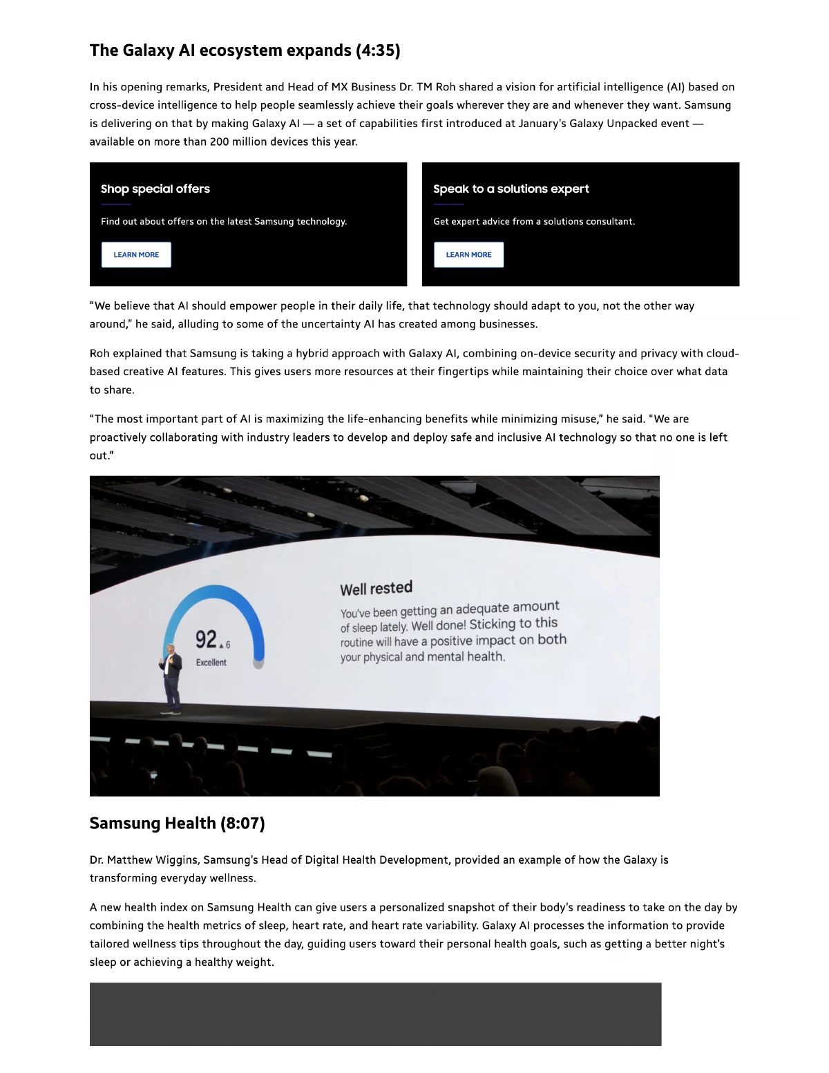 Galaxy Unpacked Summer 2024 — page 2, part 1
