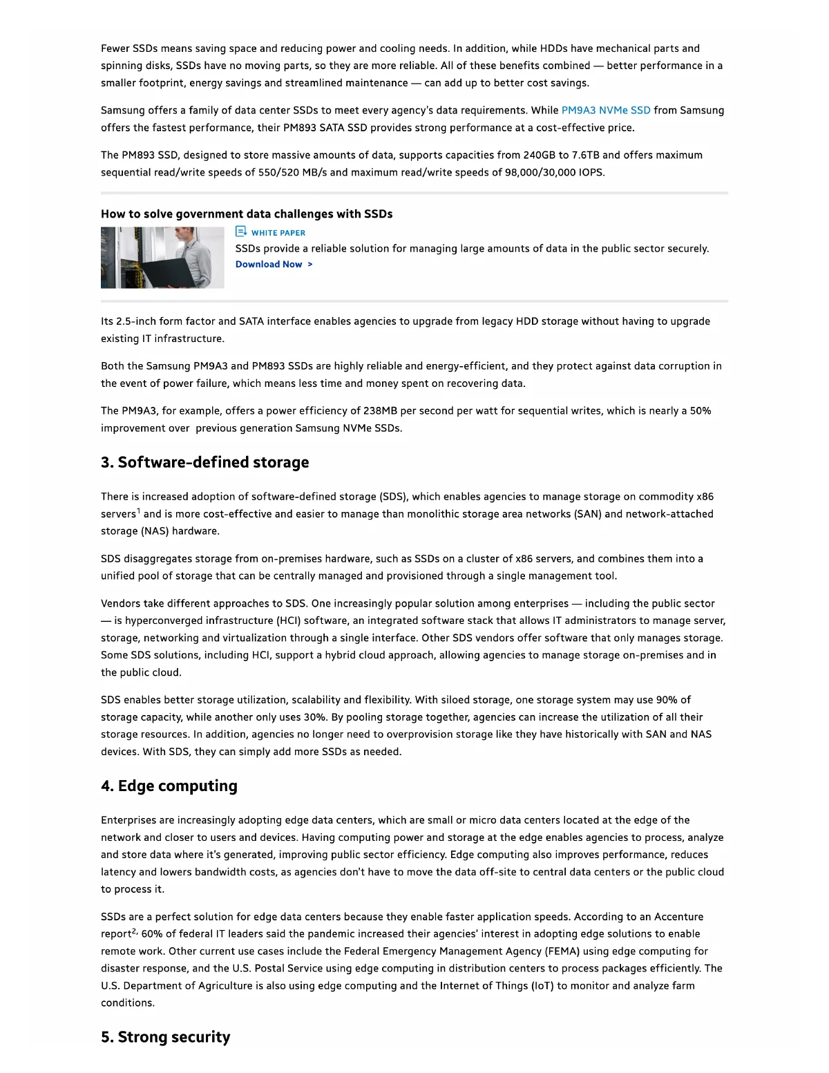 Storage trends for the public sector — page 2, part 1