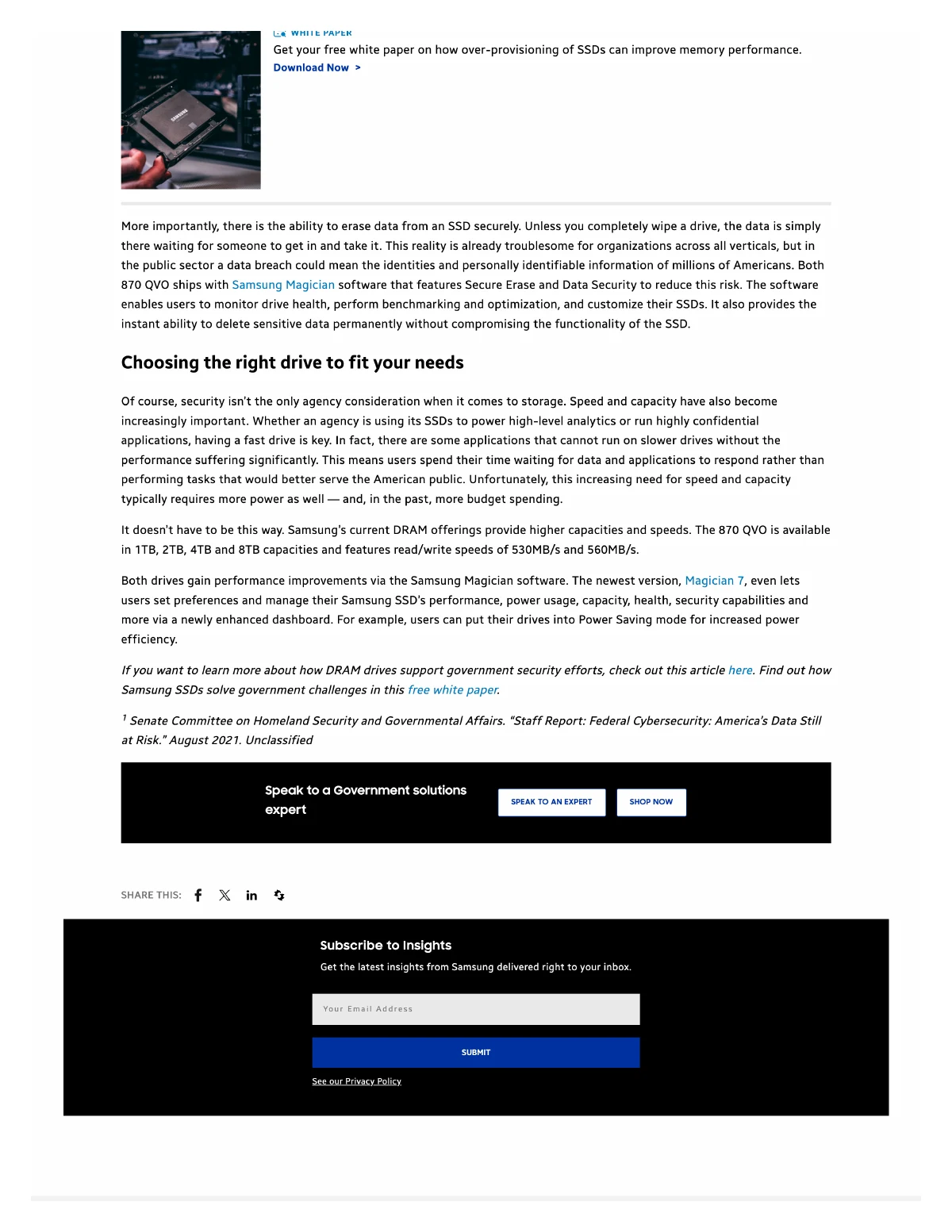 How SSDs help prevent a federal data breach — page 2